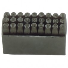 Slova čelična 3mm garnitura 27 djelna